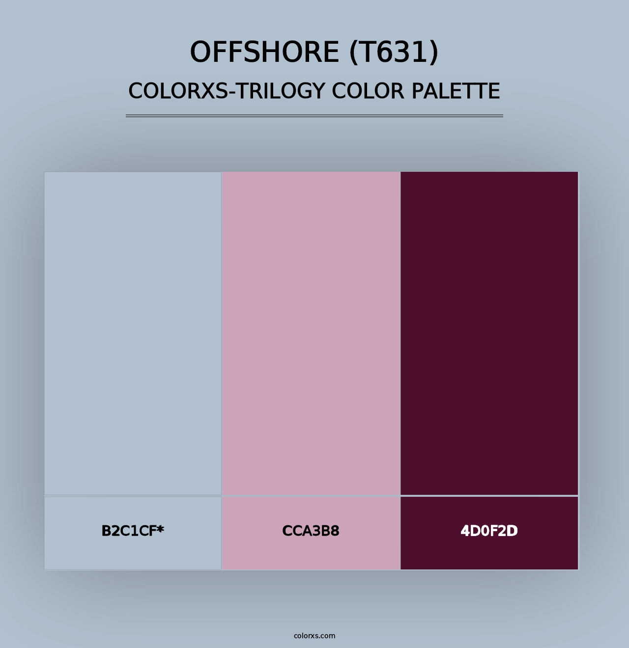 Offshore (T631) - Colorxs Trilogy Palette