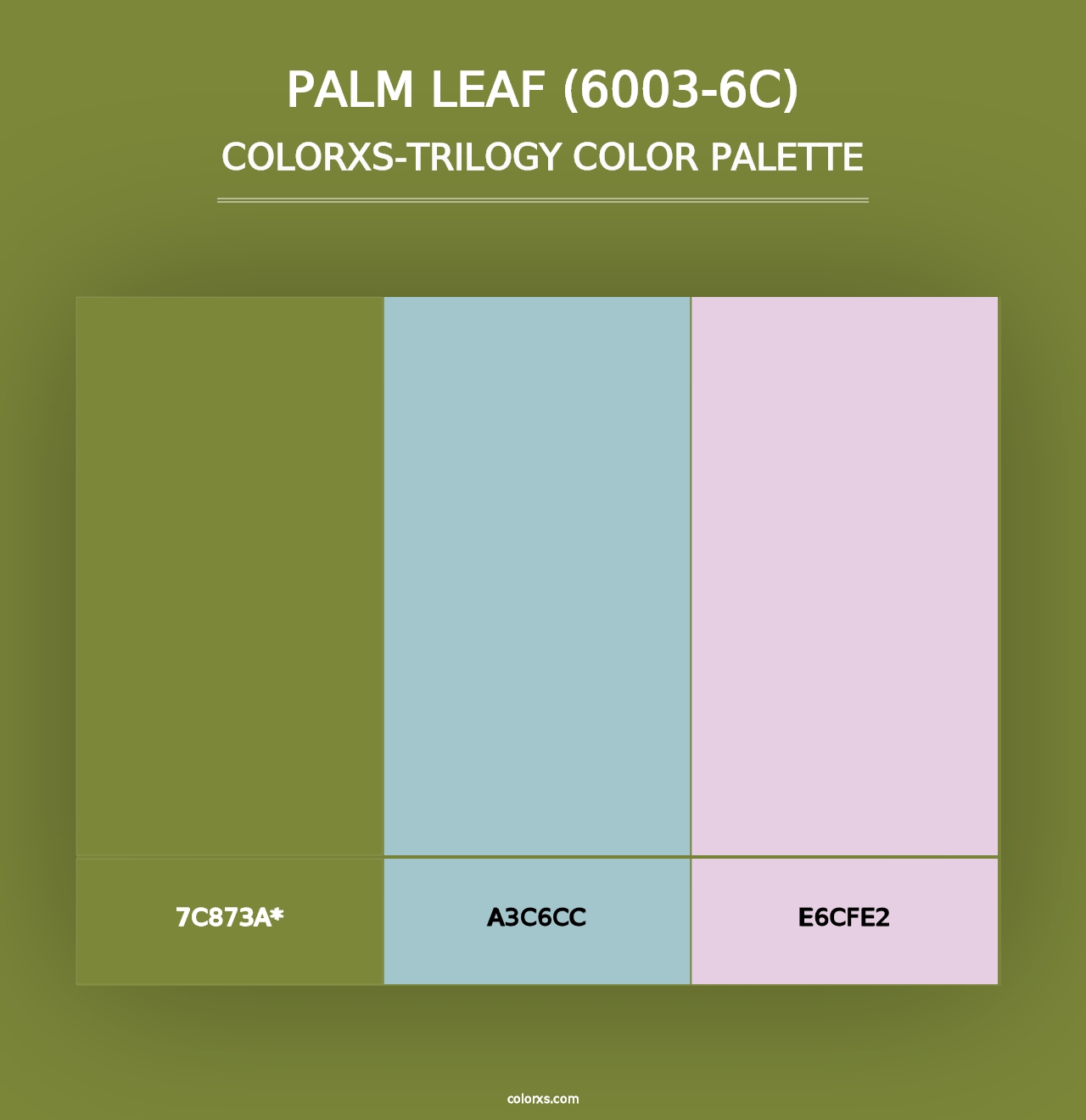 Palm Leaf (6003-6C) - Colorxs Trilogy Palette