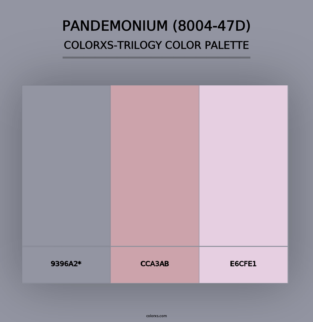 Pandemonium (8004-47D) - Colorxs Trilogy Palette