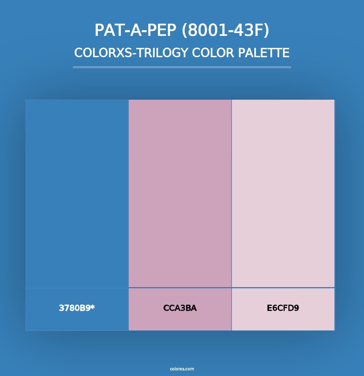 Pat-a-Pep (8001-43F) - Colorxs Trilogy Palette