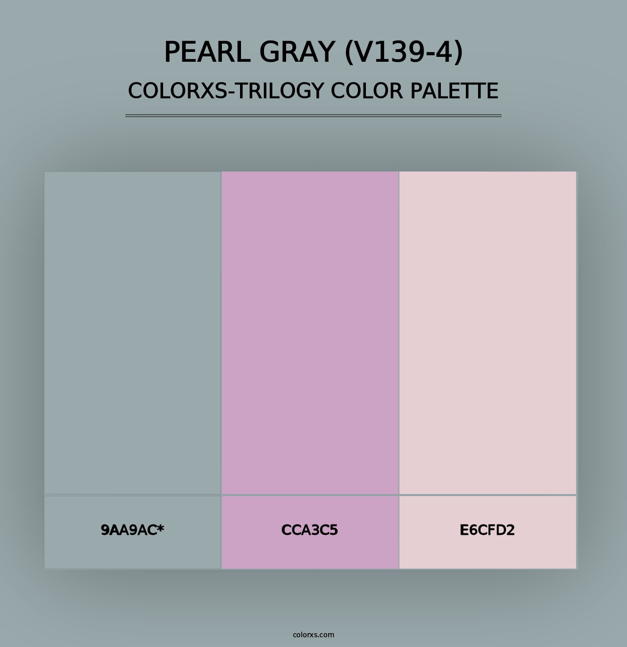 Pearl Gray (V139-4) - Colorxs Trilogy Palette