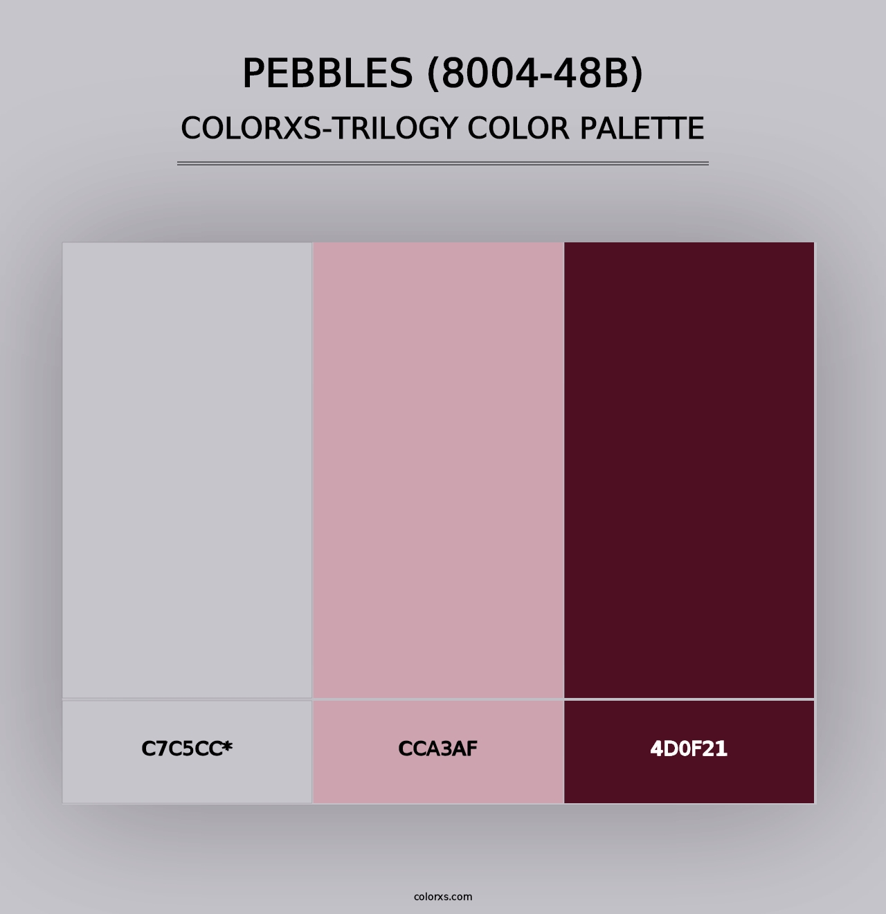 Pebbles (8004-48B) - Colorxs Trilogy Palette