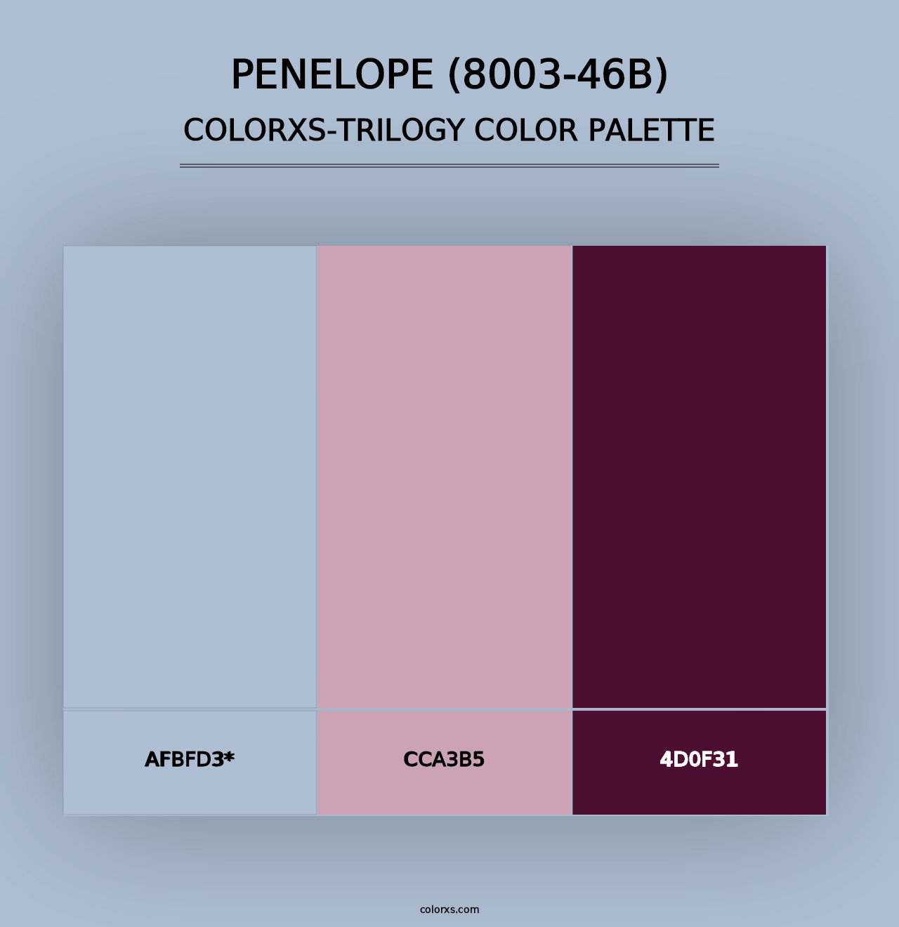 Penelope (8003-46B) - Colorxs Trilogy Palette