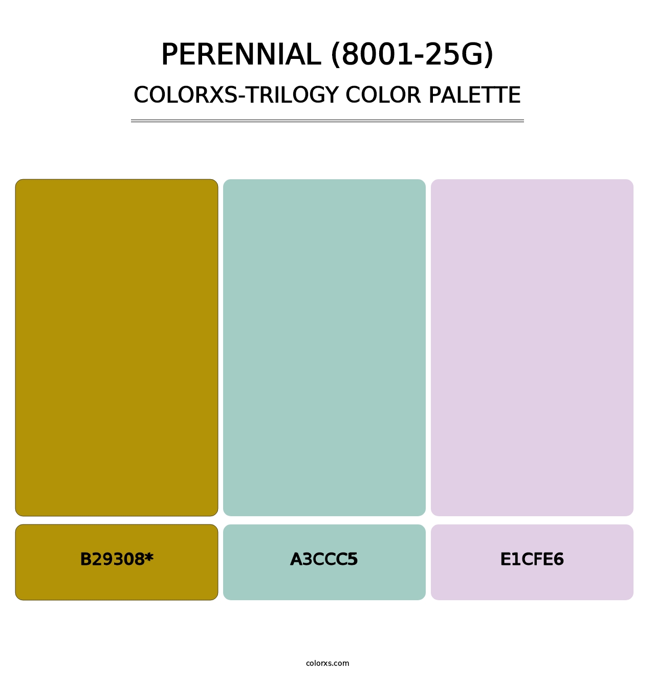 Perennial (8001-25G) - Colorxs Trilogy Palette