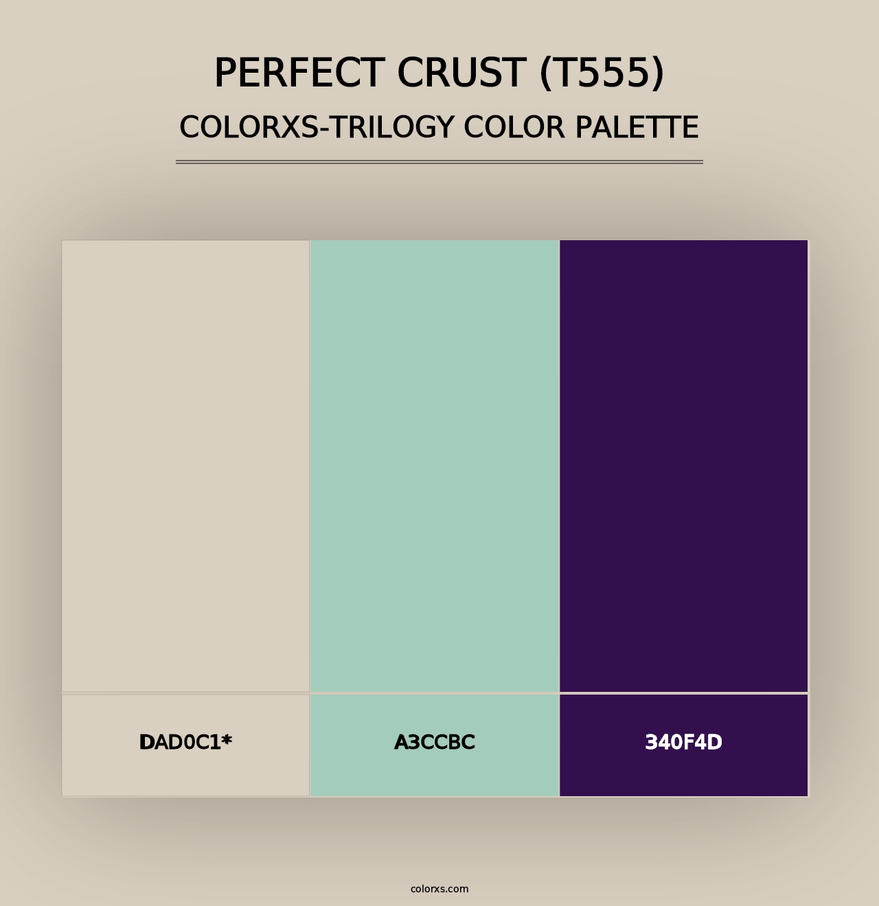 Perfect Crust (T555) - Colorxs Trilogy Palette