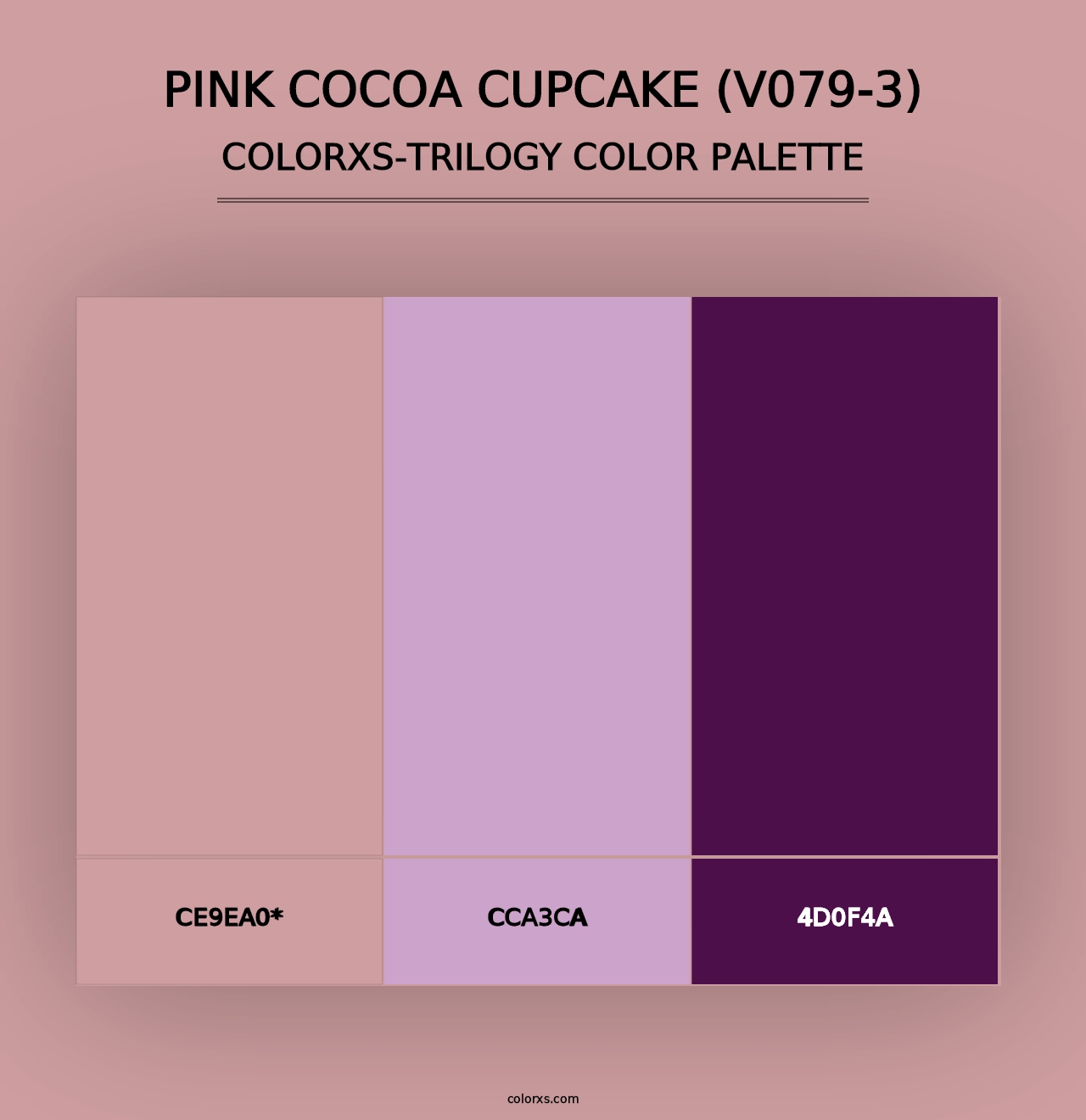 Pink Cocoa Cupcake (V079-3) - Colorxs Trilogy Palette