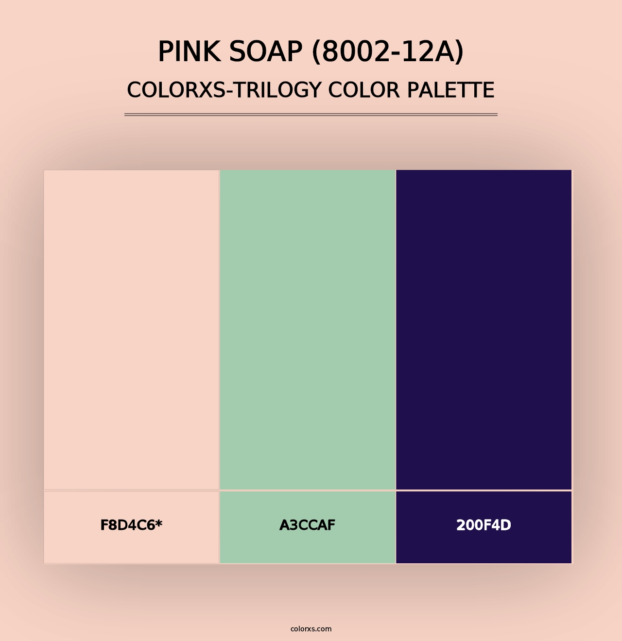 Pink Soap (8002-12A) - Colorxs Trilogy Palette