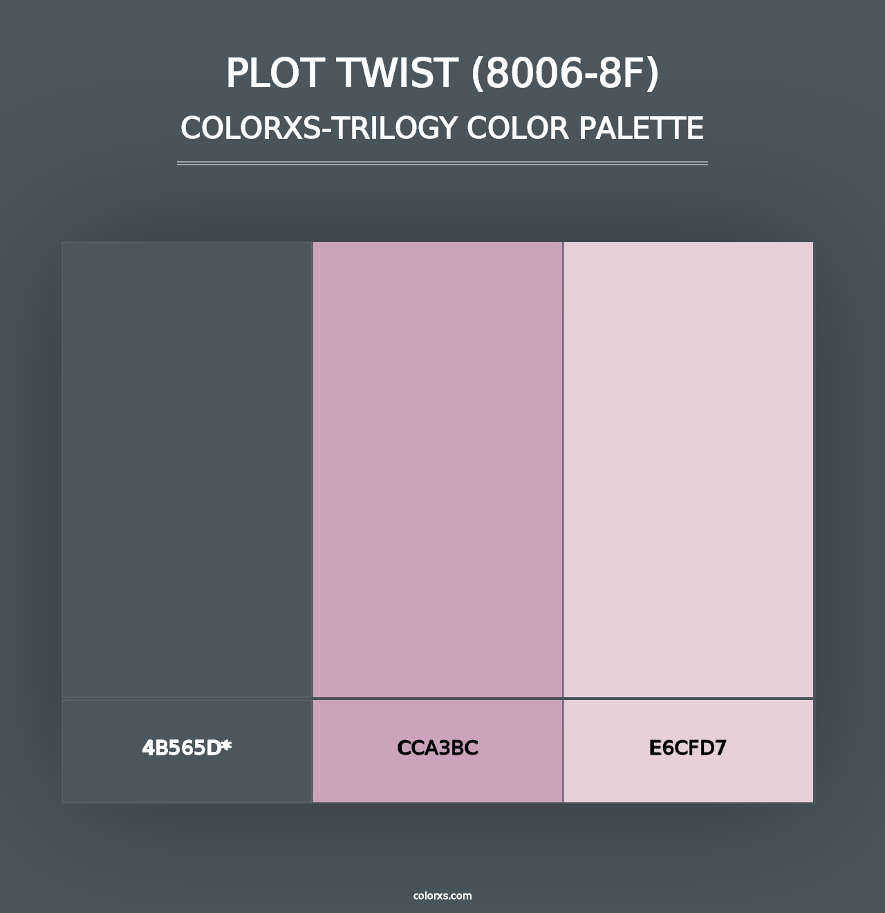 Plot Twist (8006-8F) - Colorxs Trilogy Palette