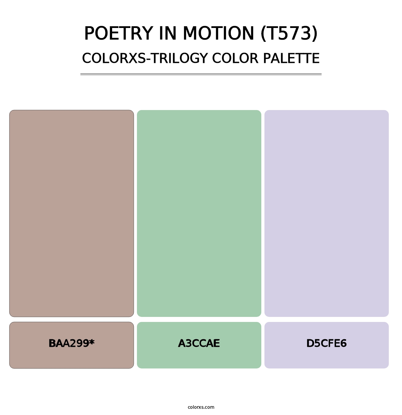 Poetry in Motion (T573) - Colorxs Trilogy Palette