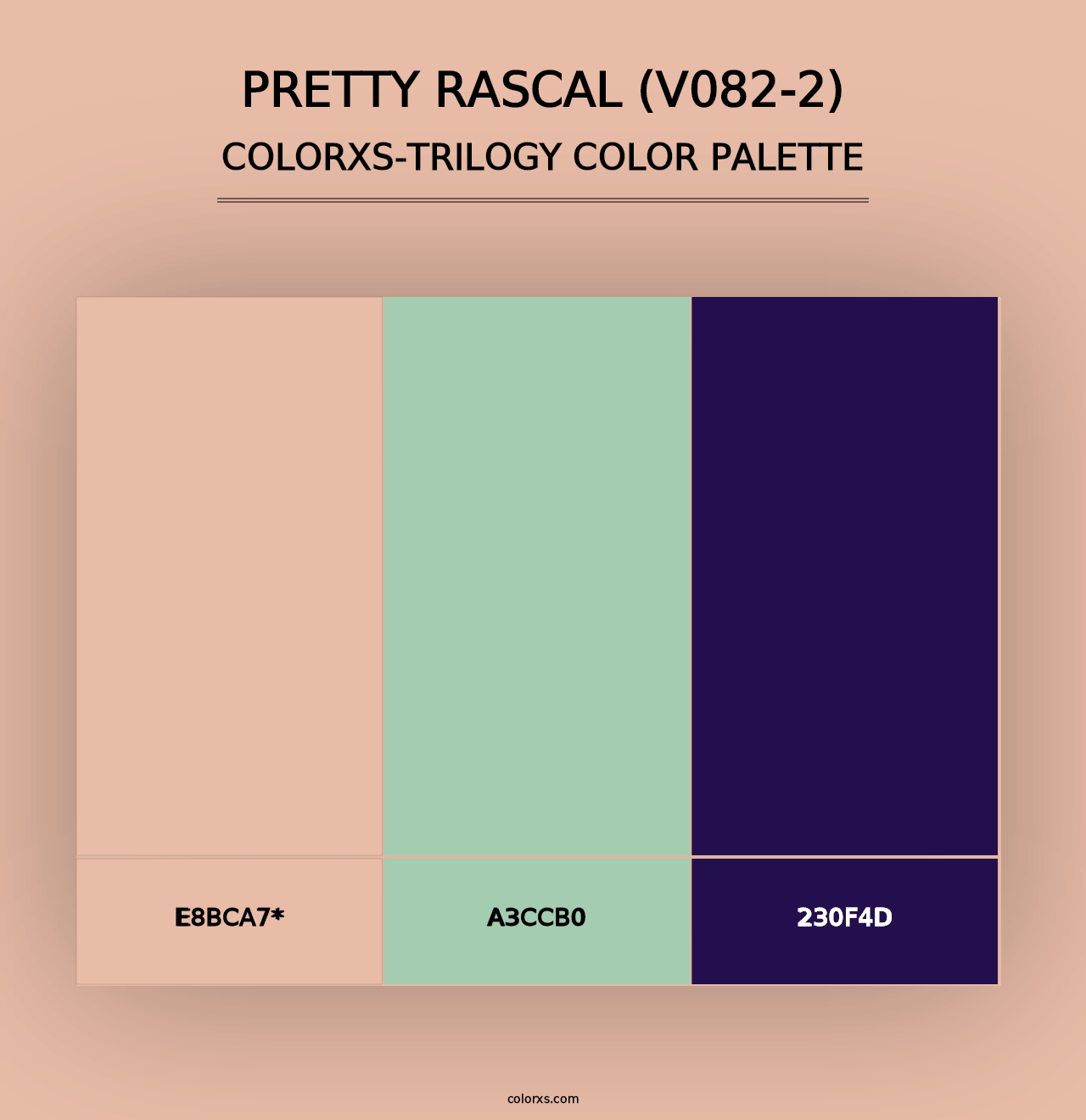 Pretty Rascal (V082-2) - Colorxs Trilogy Palette