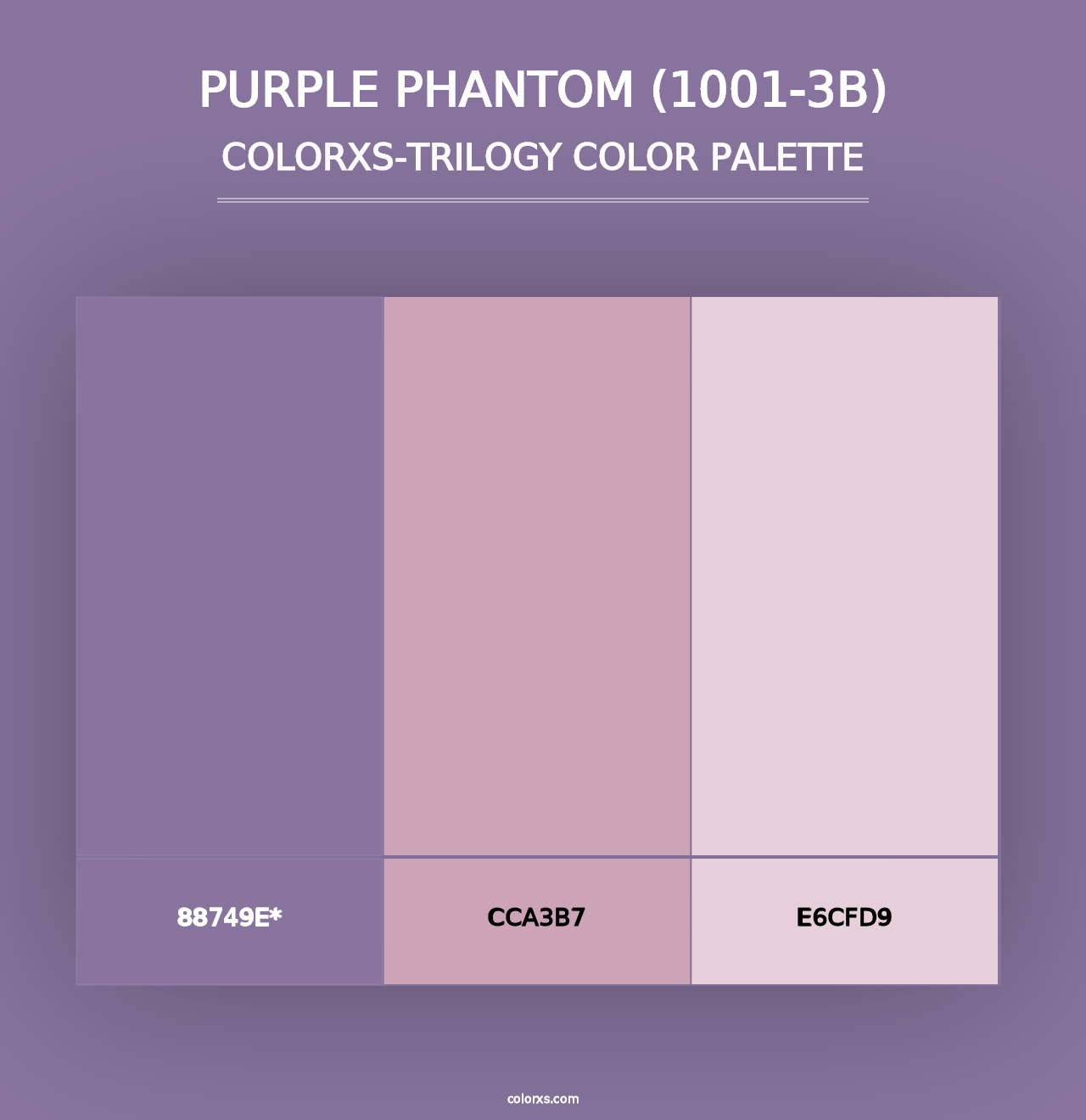 Purple Phantom (1001-3B) - Colorxs Trilogy Palette