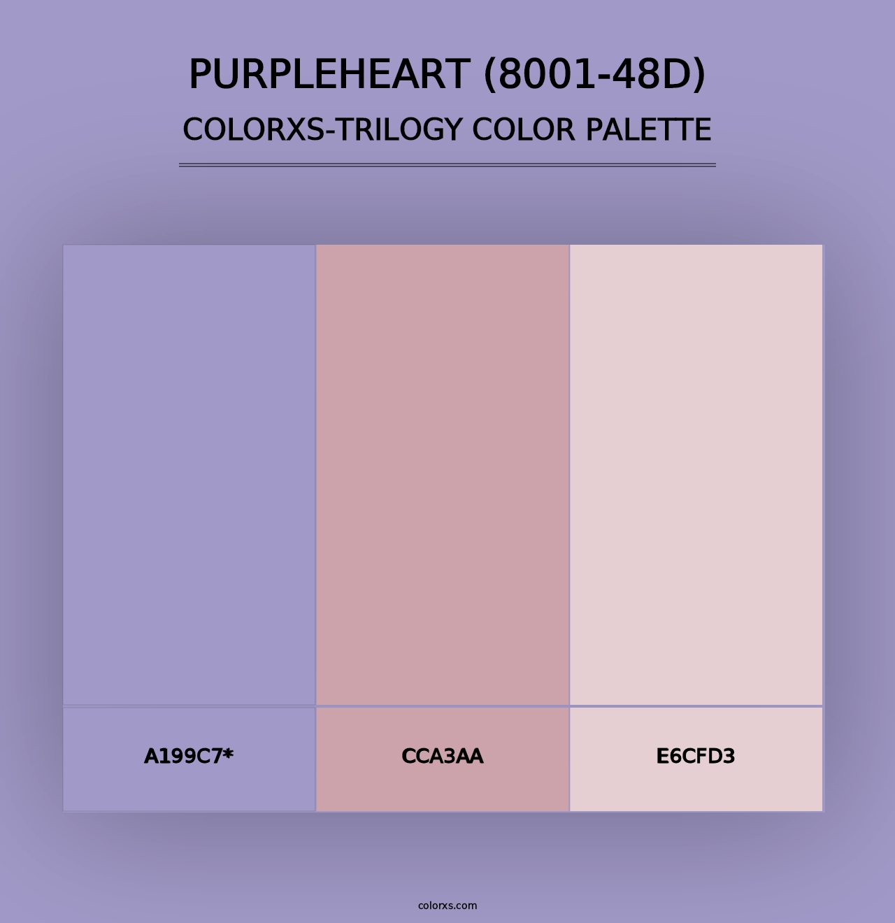 Purpleheart (8001-48D) - Colorxs Trilogy Palette