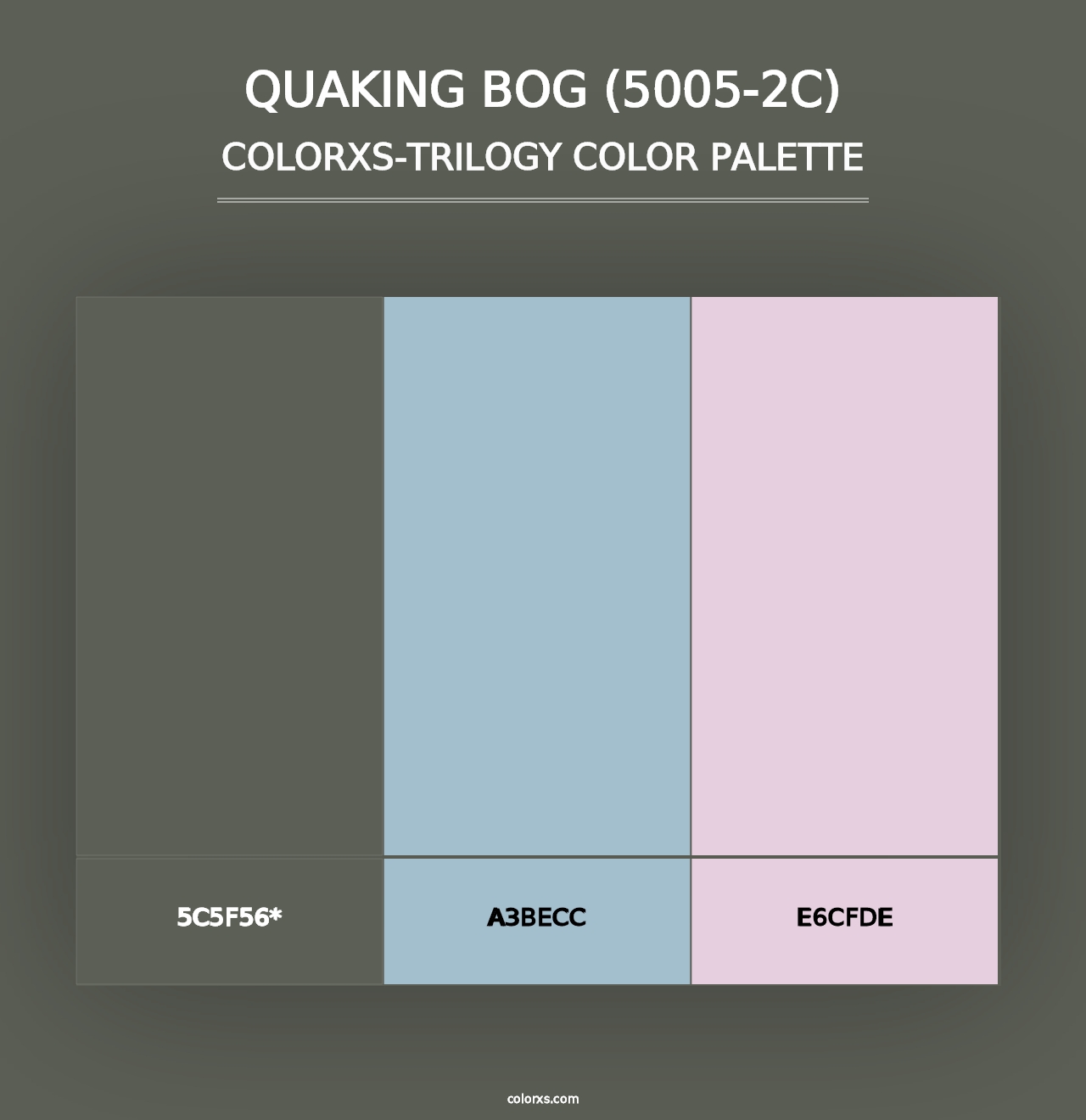 Quaking Bog (5005-2C) - Colorxs Trilogy Palette