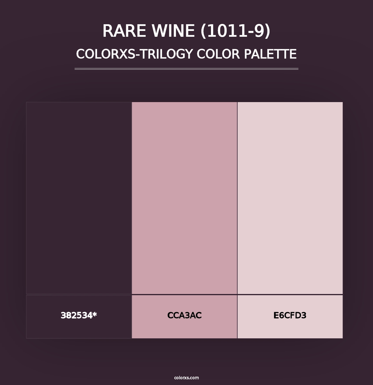 Rare Wine (1011-9) - Colorxs Trilogy Palette