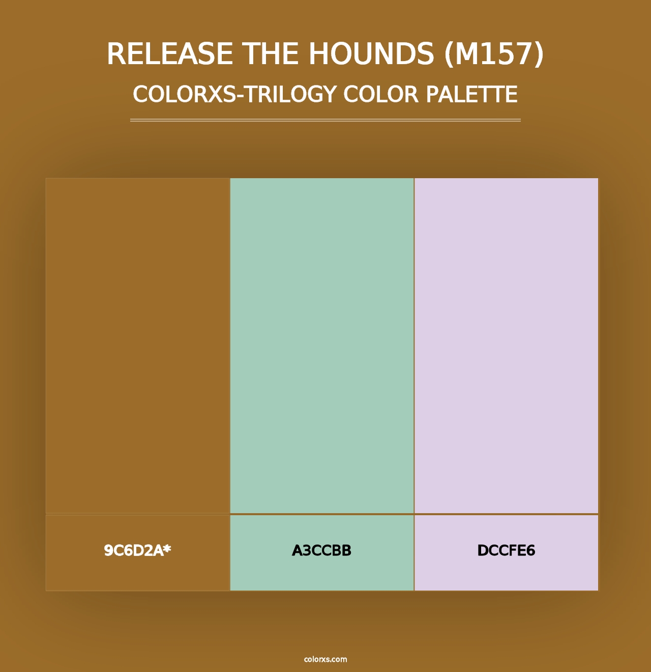 Release the Hounds (M157) - Colorxs Trilogy Palette