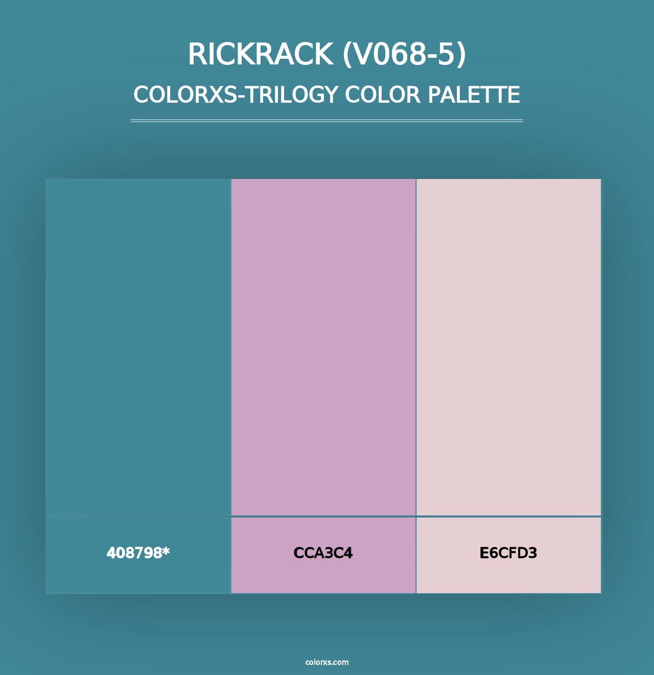 Rickrack (V068-5) - Colorxs Trilogy Palette