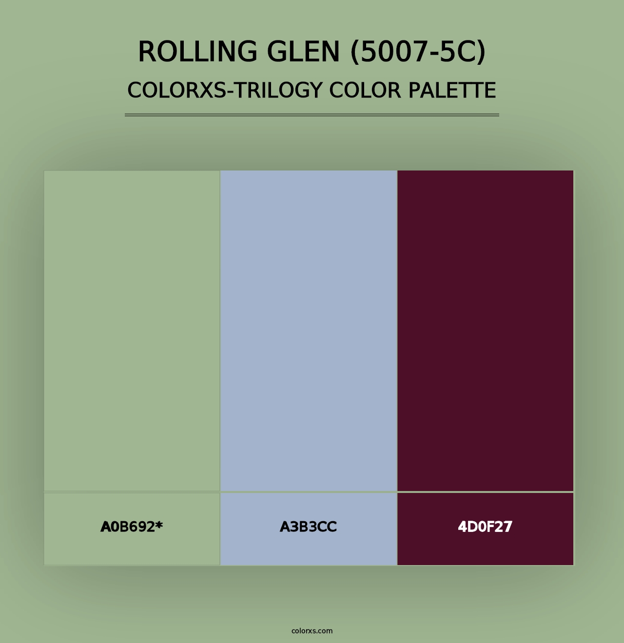 Rolling Glen (5007-5C) - Colorxs Trilogy Palette