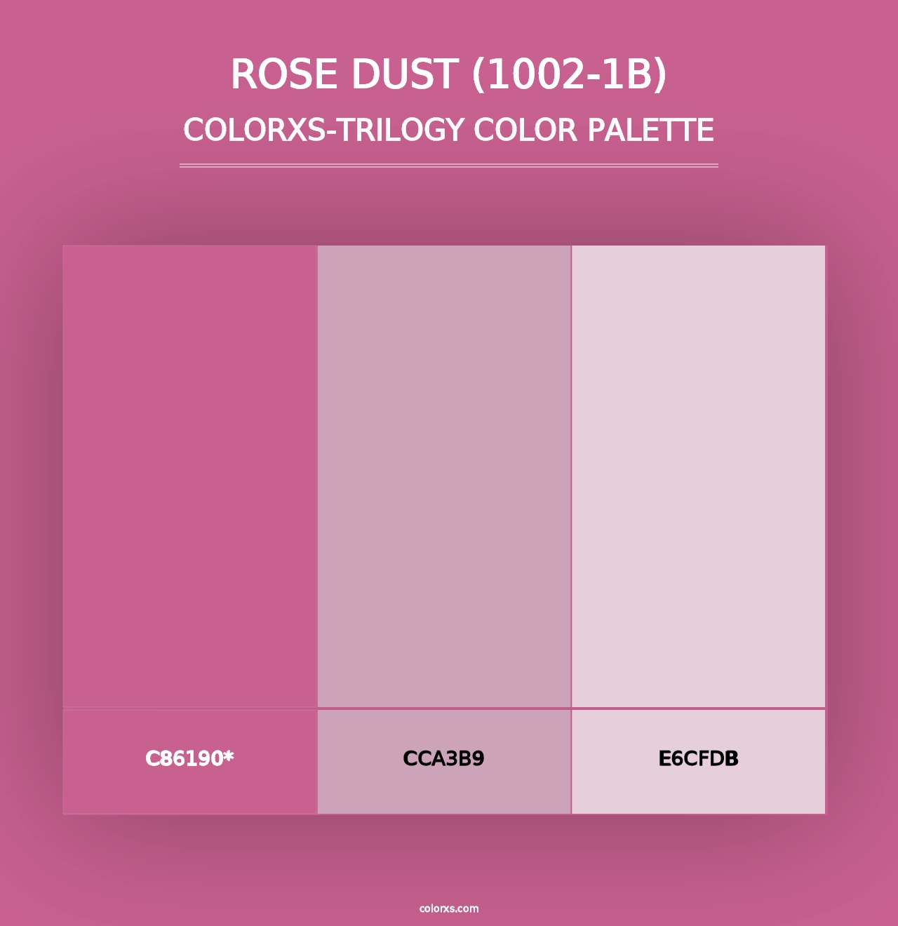 Rose Dust (1002-1B) - Colorxs Trilogy Palette