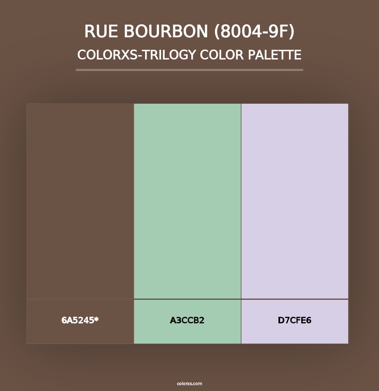 Rue Bourbon (8004-9F) - Colorxs Trilogy Palette