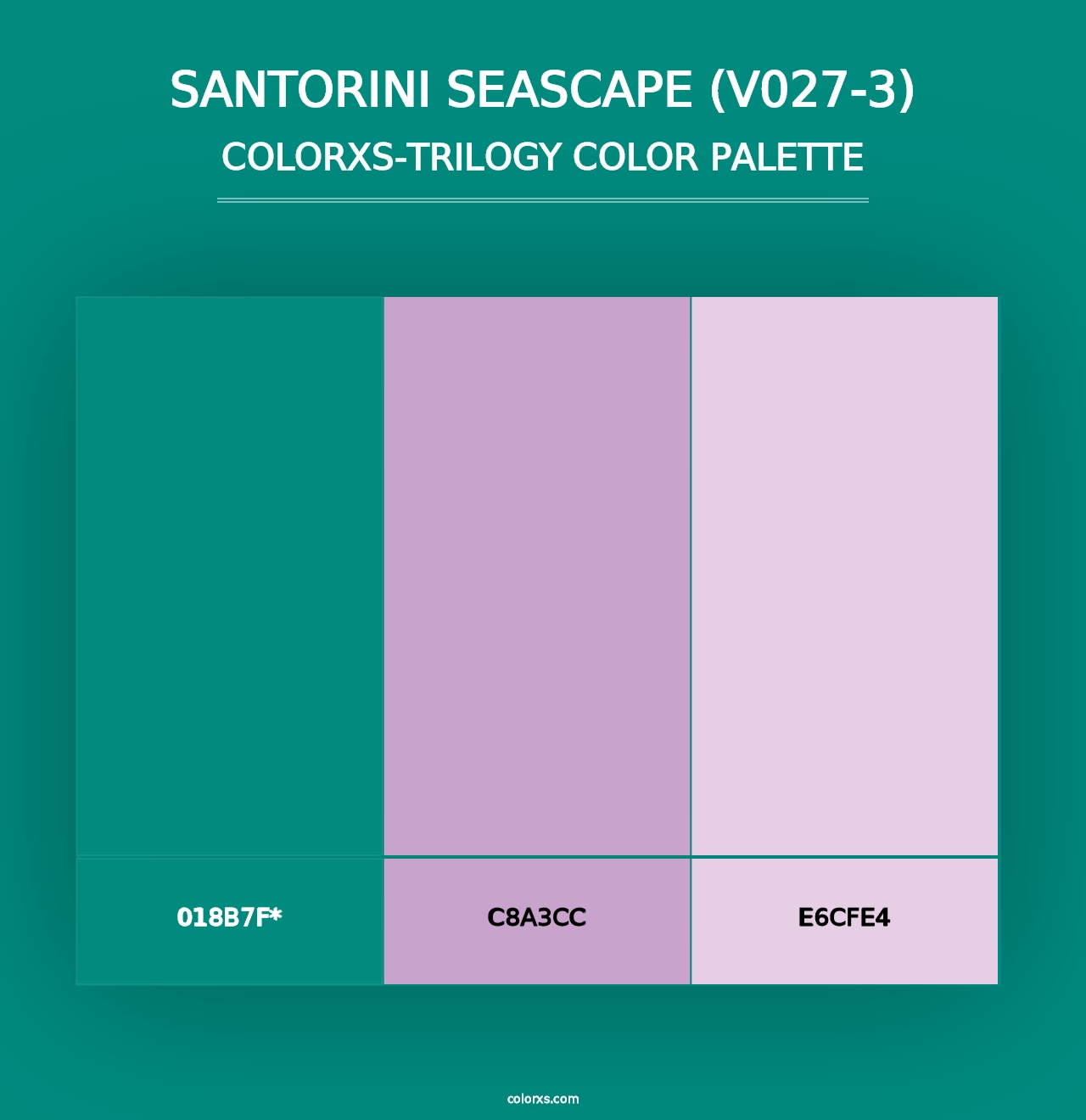 Santorini Seascape (V027-3) - Colorxs Trilogy Palette