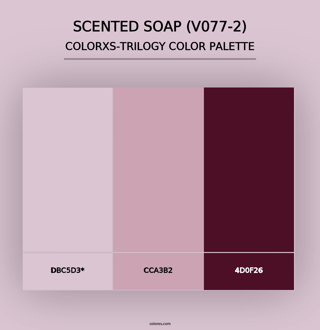 Scented Soap (V077-2) - Colorxs Trilogy Palette