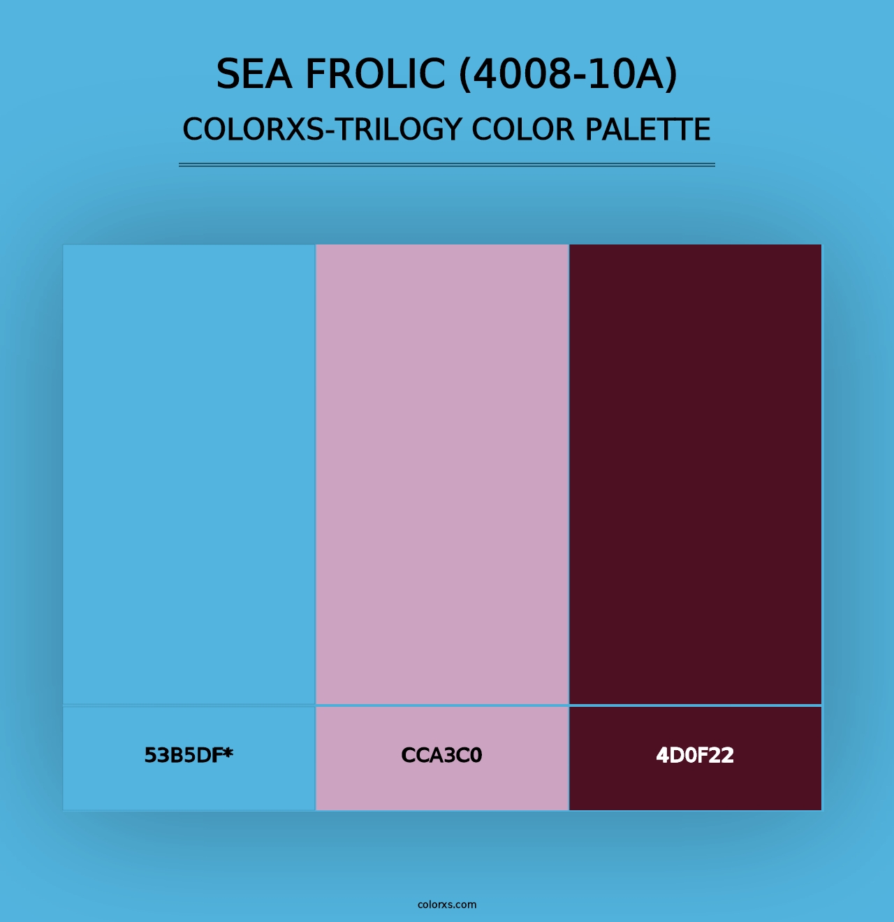 Sea Frolic (4008-10A) - Colorxs Trilogy Palette