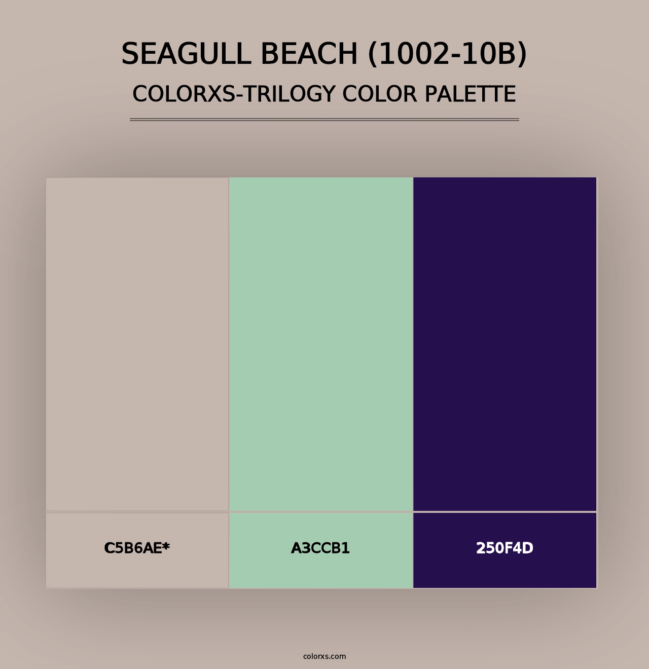 Seagull Beach (1002-10B) - Colorxs Trilogy Palette