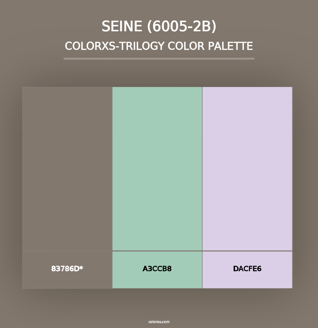 Seine (6005-2B) - Colorxs Trilogy Palette