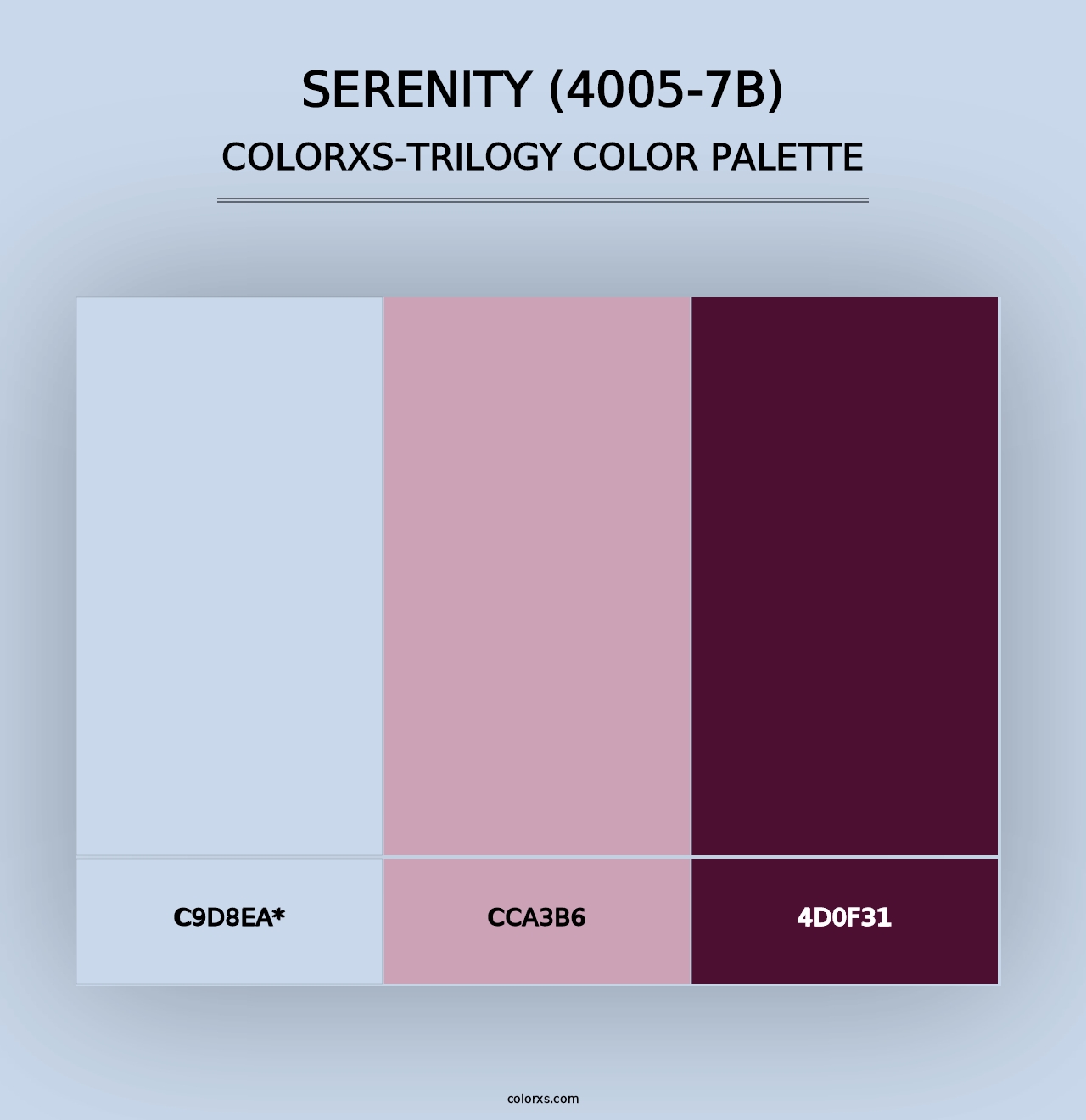 Serenity (4005-7B) - Colorxs Trilogy Palette