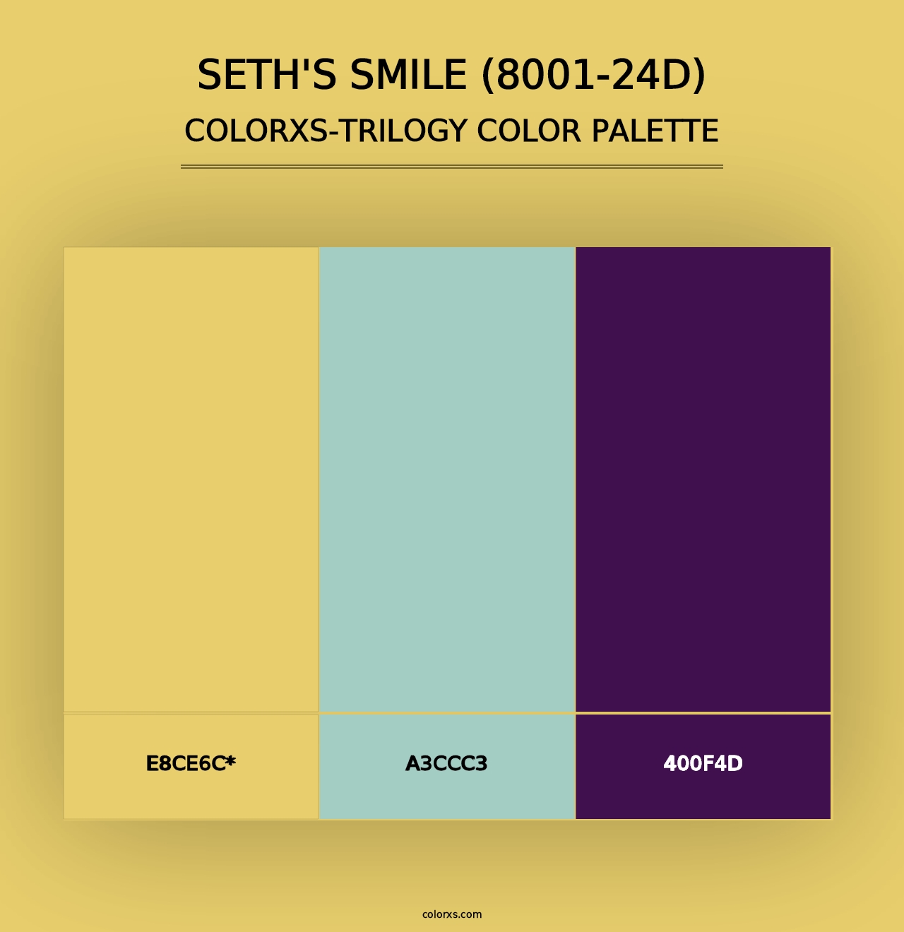 Seth's Smile (8001-24D) - Colorxs Trilogy Palette