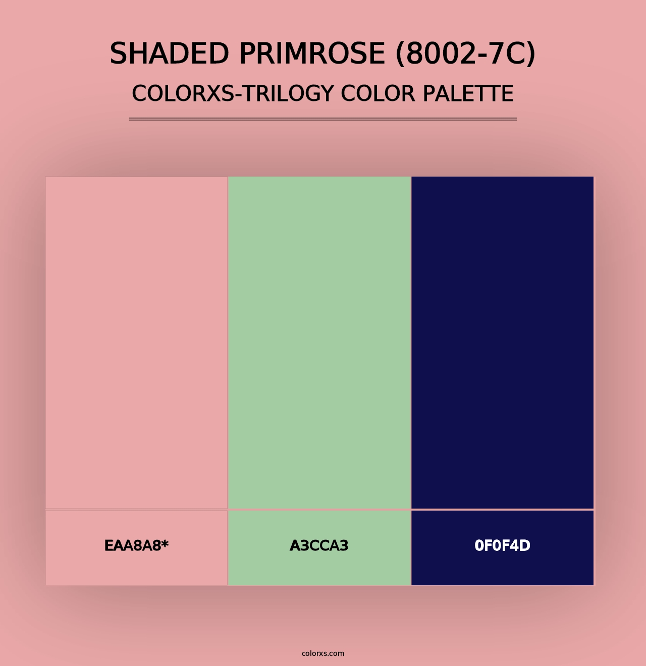 Shaded Primrose (8002-7C) - Colorxs Trilogy Palette