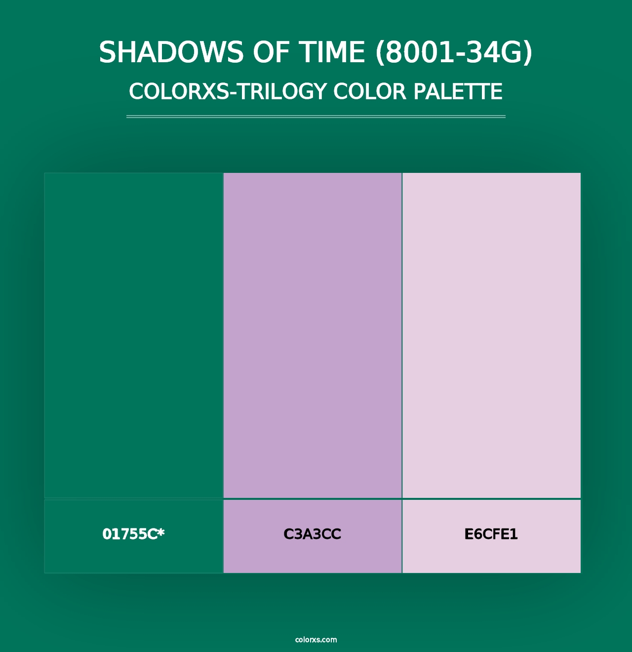 Shadows of Time (8001-34G) - Colorxs Trilogy Palette