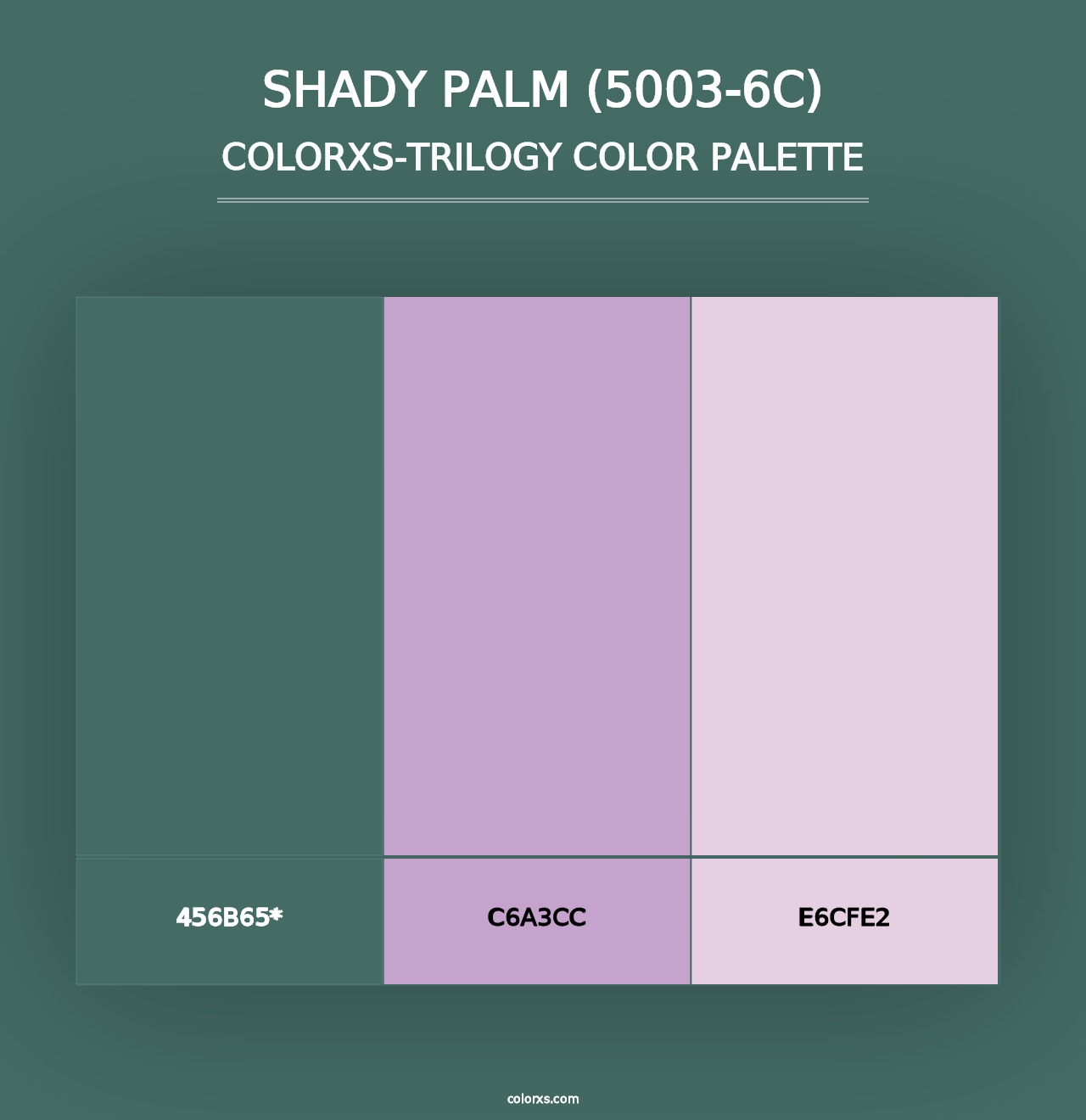 Shady Palm (5003-6C) - Colorxs Trilogy Palette