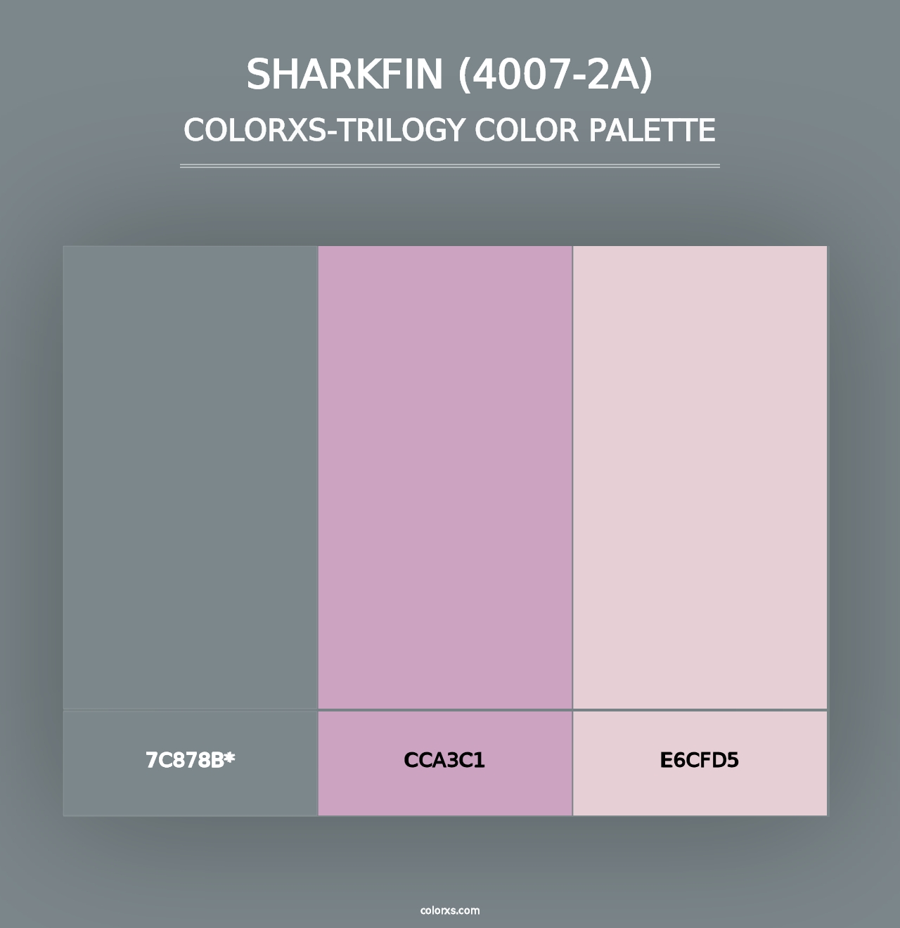 Sharkfin (4007-2A) - Colorxs Trilogy Palette