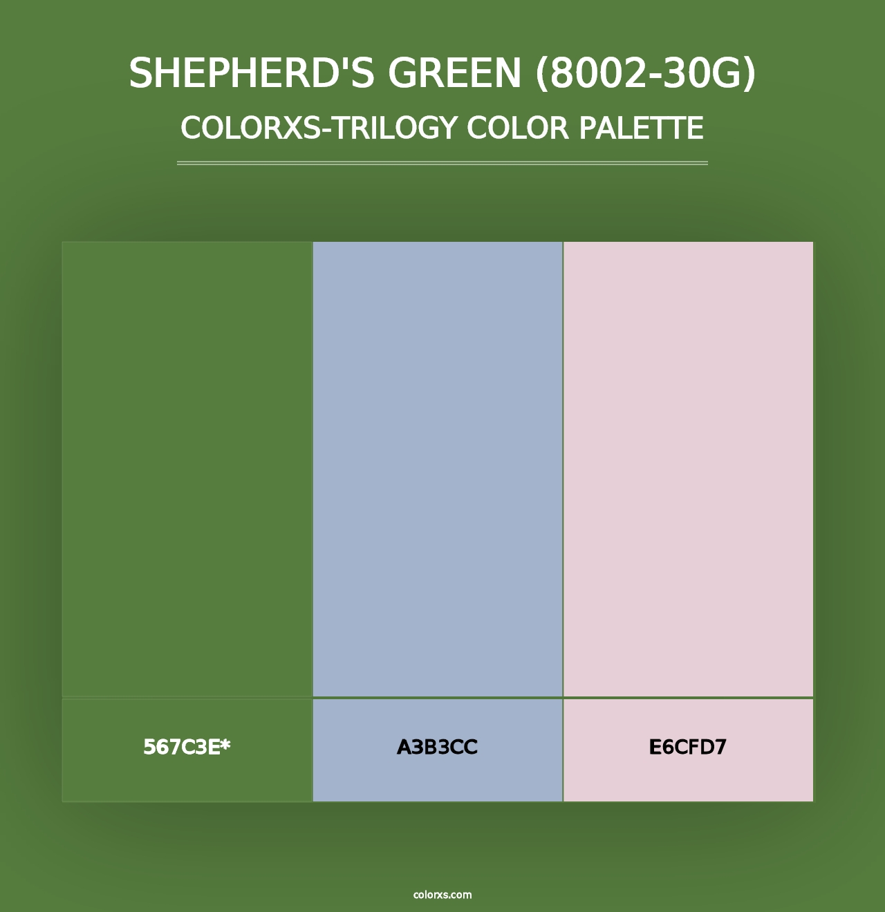 Shepherd's Green (8002-30G) - Colorxs Trilogy Palette