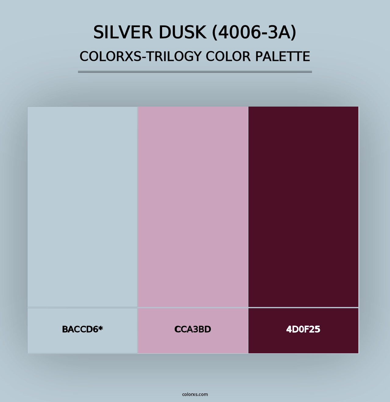 Silver Dusk (4006-3A) - Colorxs Trilogy Palette