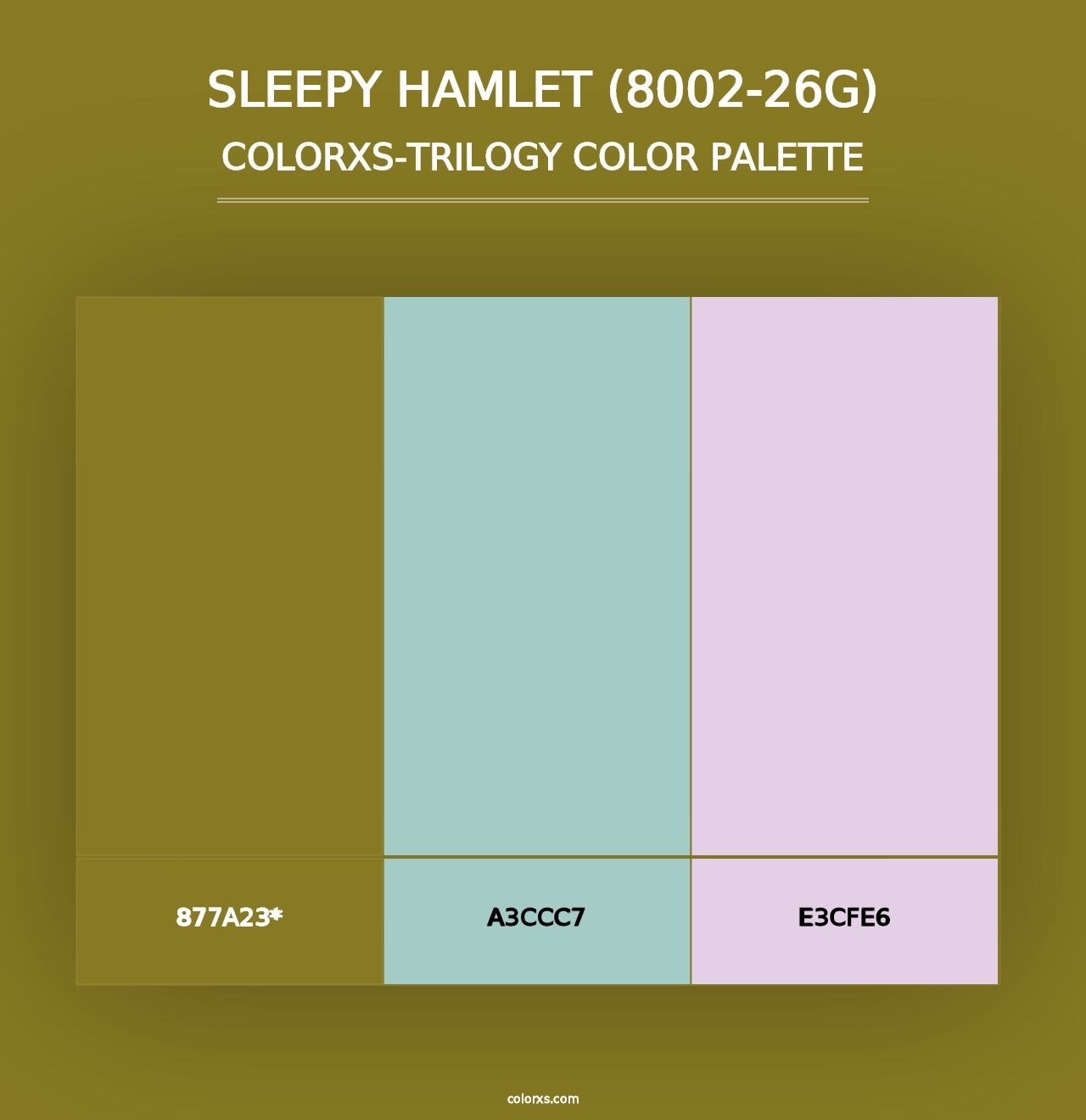 Sleepy Hamlet (8002-26G) - Colorxs Trilogy Palette