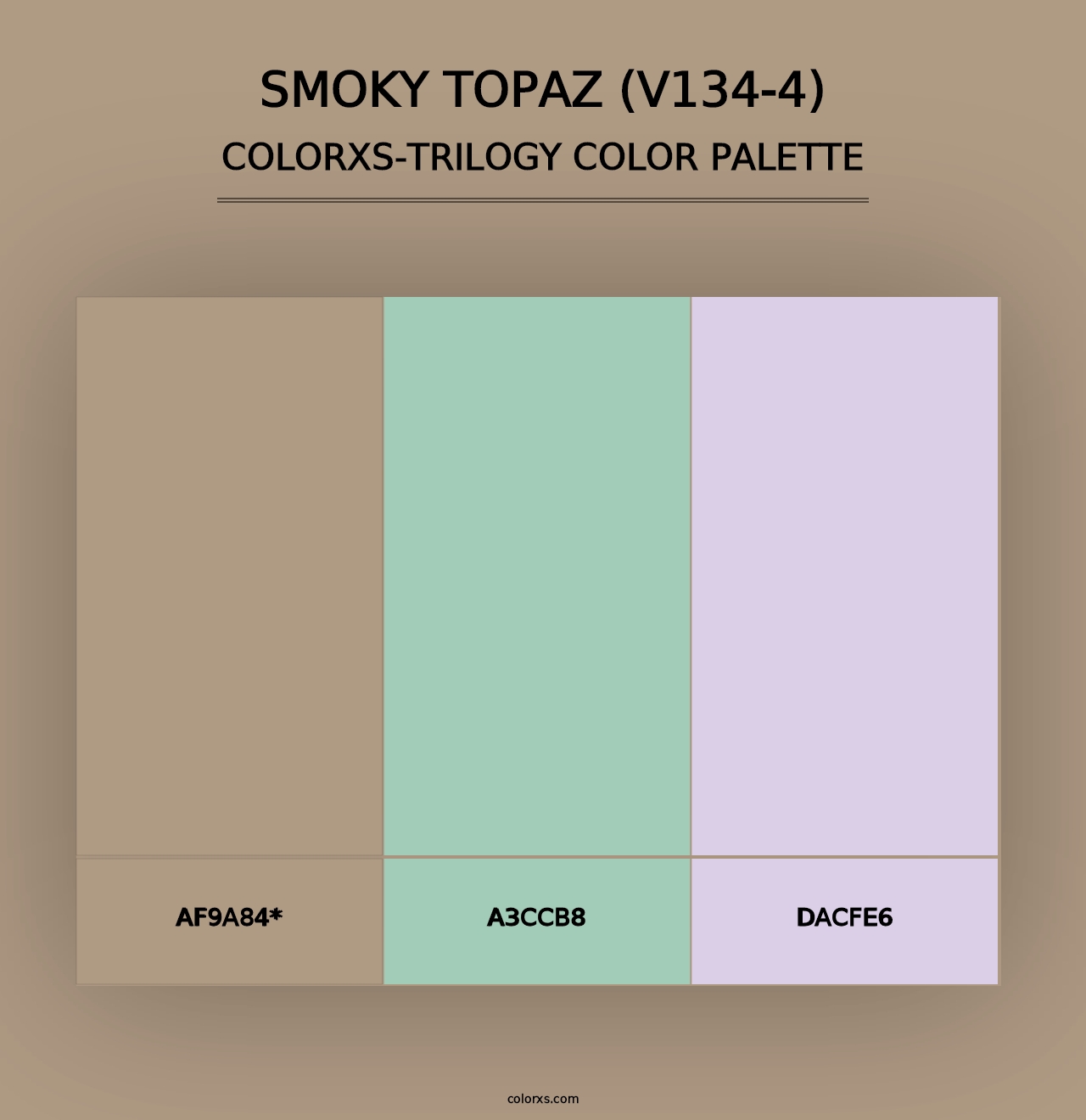 Smoky Topaz (V134-4) - Colorxs Trilogy Palette