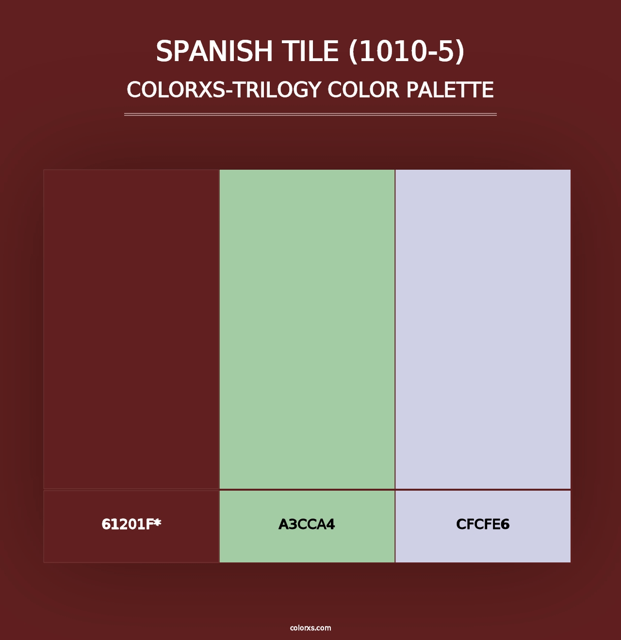 Spanish Tile (1010-5) - Colorxs Trilogy Palette