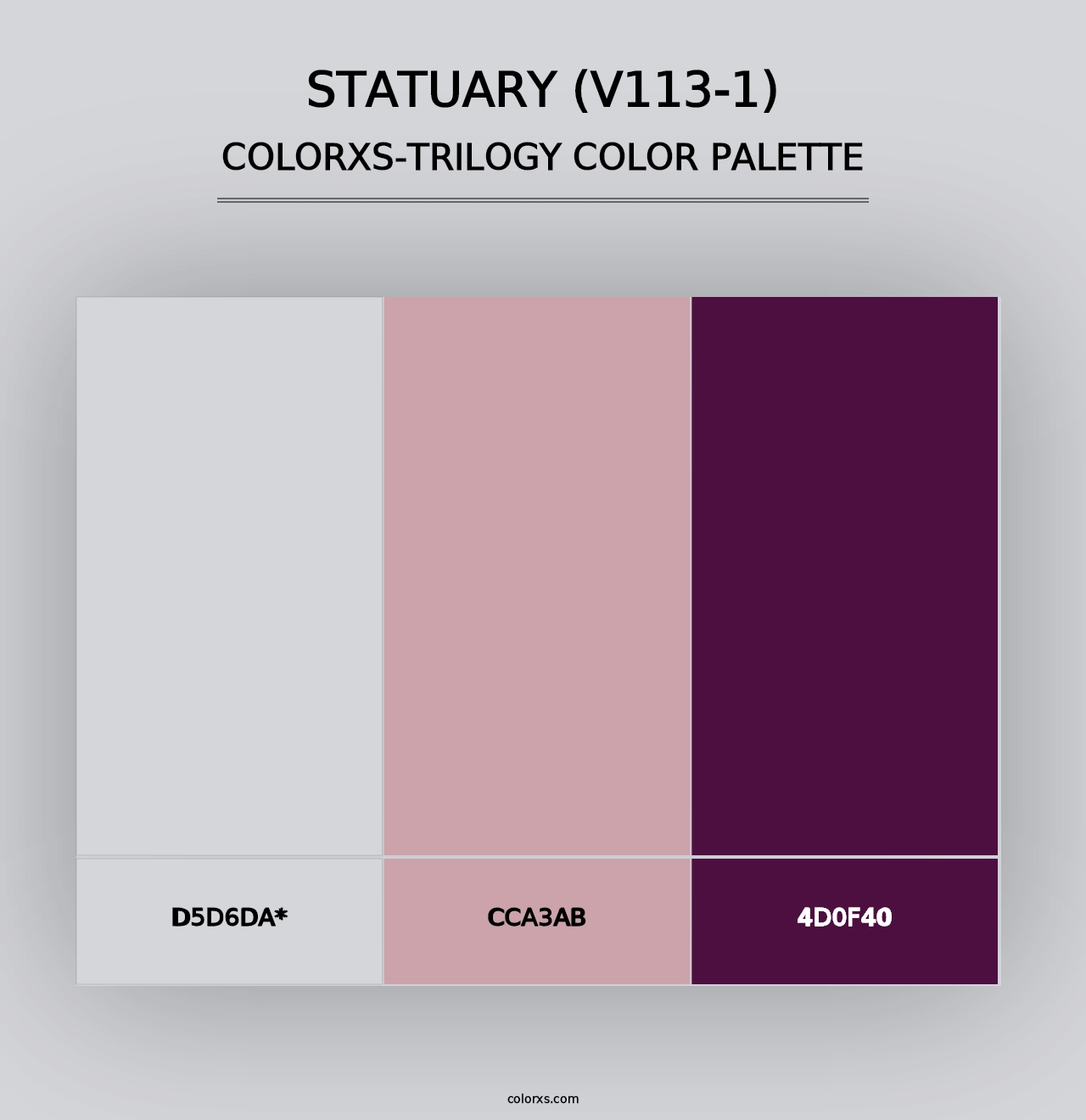 Statuary (V113-1) - Colorxs Trilogy Palette