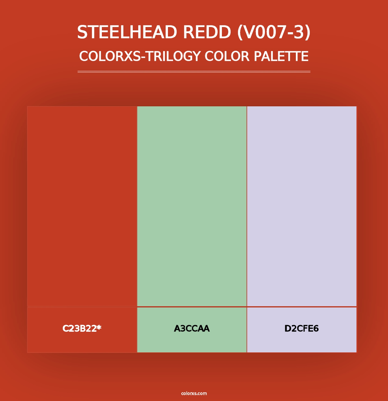 Steelhead Redd (V007-3) - Colorxs Trilogy Palette