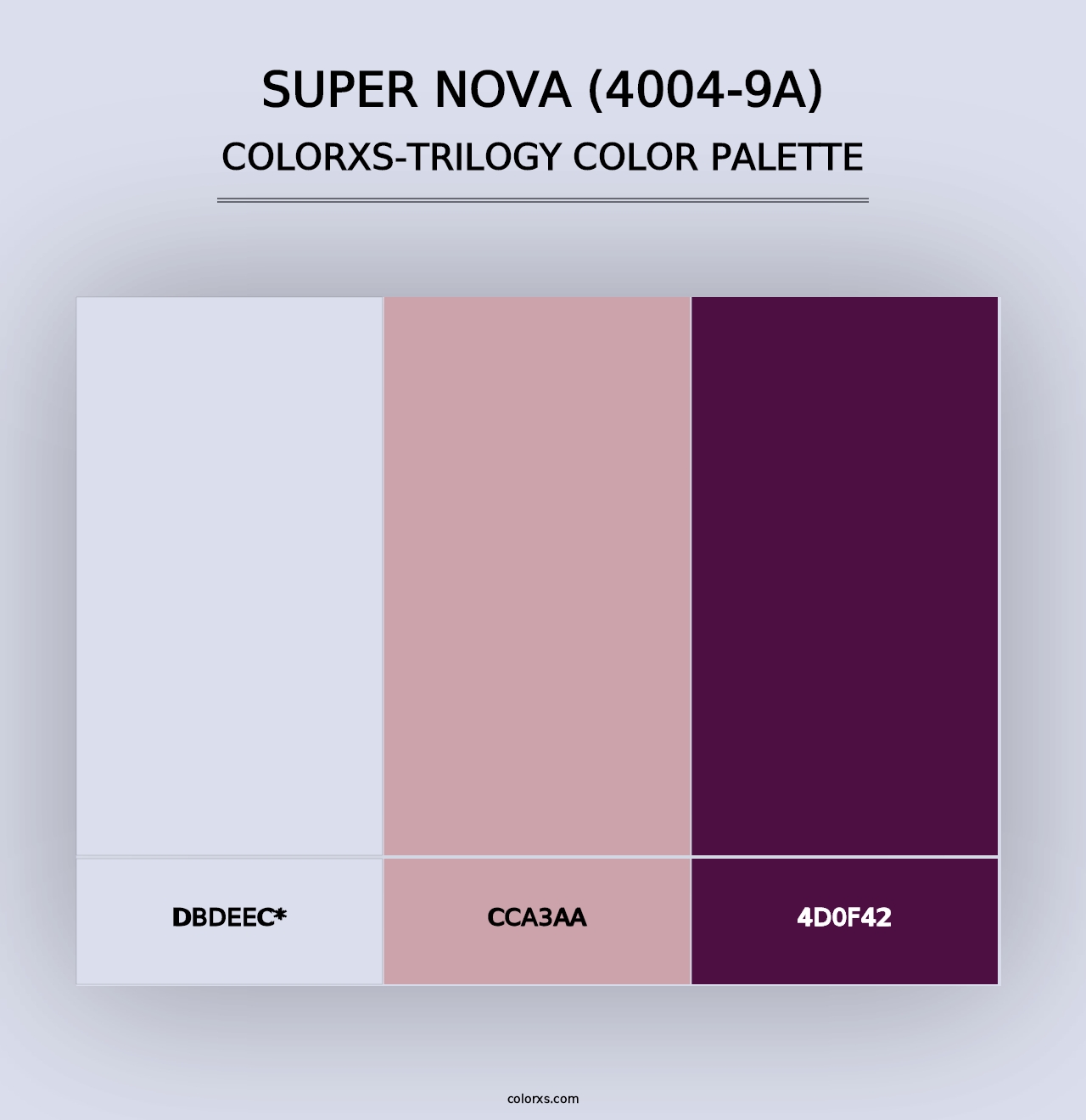 Super Nova (4004-9A) - Colorxs Trilogy Palette