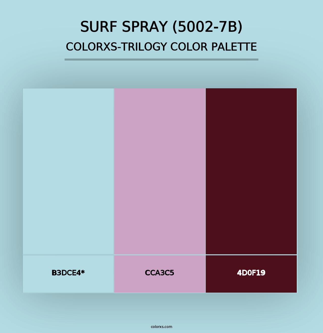 Surf Spray (5002-7B) - Colorxs Trilogy Palette