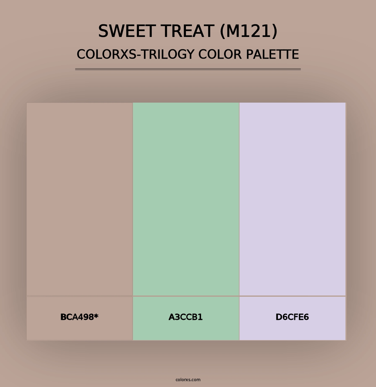 Sweet Treat (M121) - Colorxs Trilogy Palette