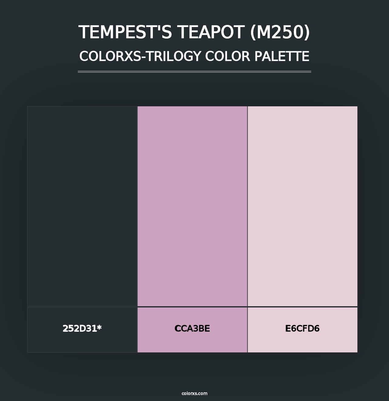 Tempest's Teapot (M250) - Colorxs Trilogy Palette