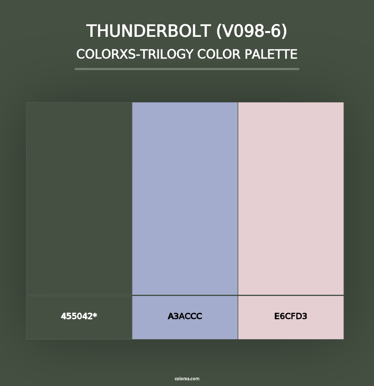 Thunderbolt (V098-6) - Colorxs Trilogy Palette