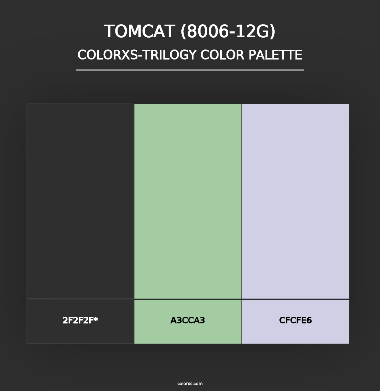 Tomcat (8006-12G) - Colorxs Trilogy Palette