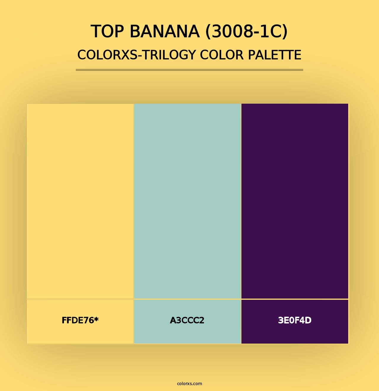 Top Banana (3008-1C) - Colorxs Trilogy Palette