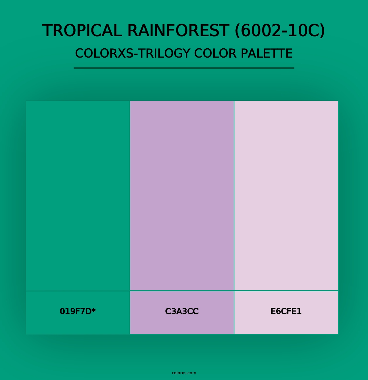 Tropical Rainforest (6002-10C) - Colorxs Trilogy Palette