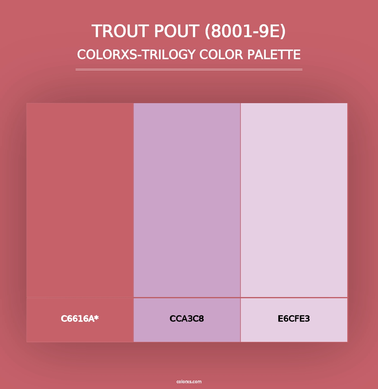 Trout Pout (8001-9E) - Colorxs Trilogy Palette